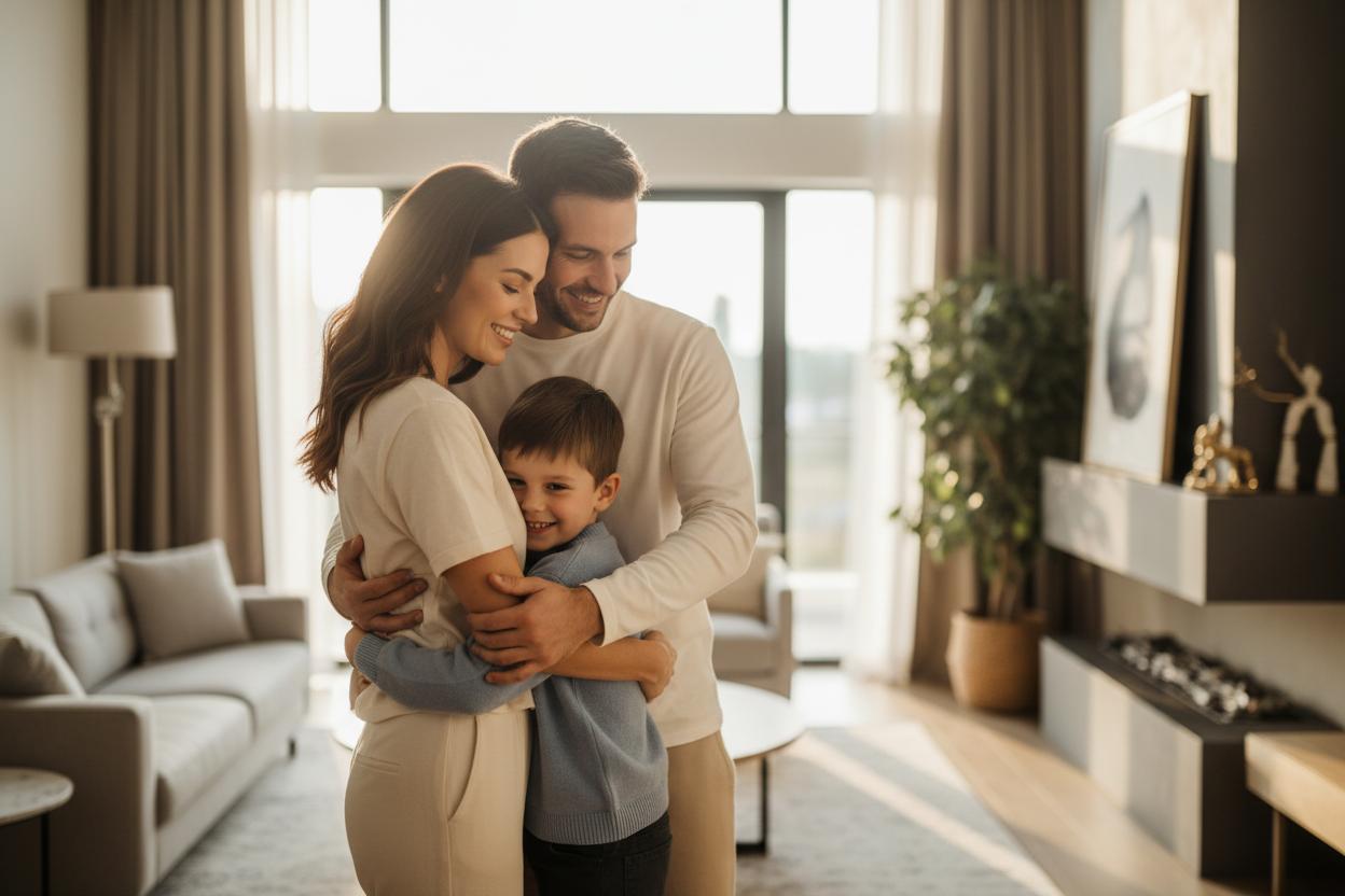 Familia protegida con EuVi Seguros